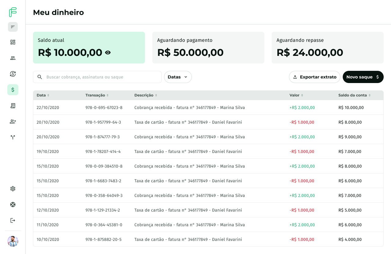 meu dinheiro